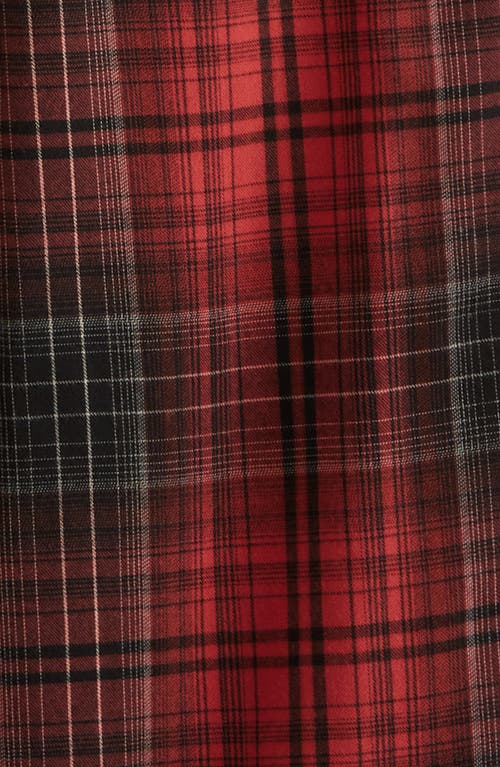 Nordstrom Kids' Plaid Flannel Pajama Pants In Red