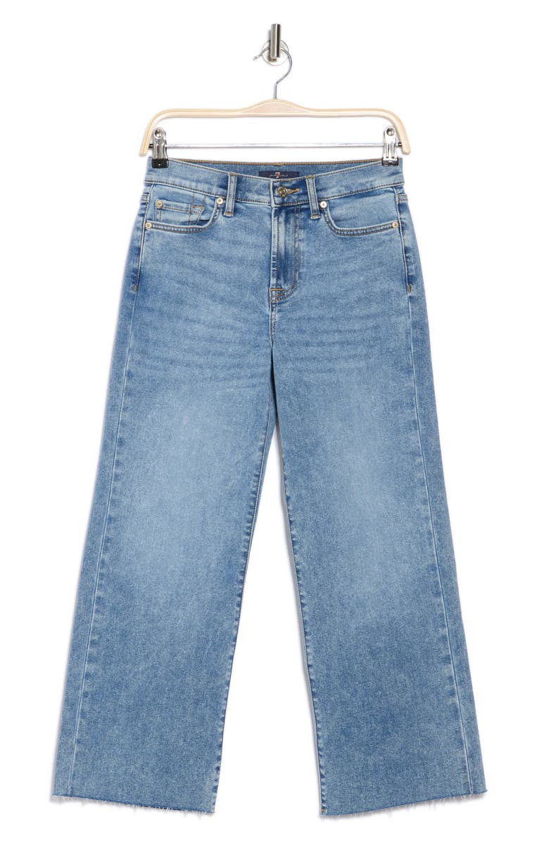 7 For All Mankind Cropped Alexa Vintage Fray Hem Jeans, Alternate, color,