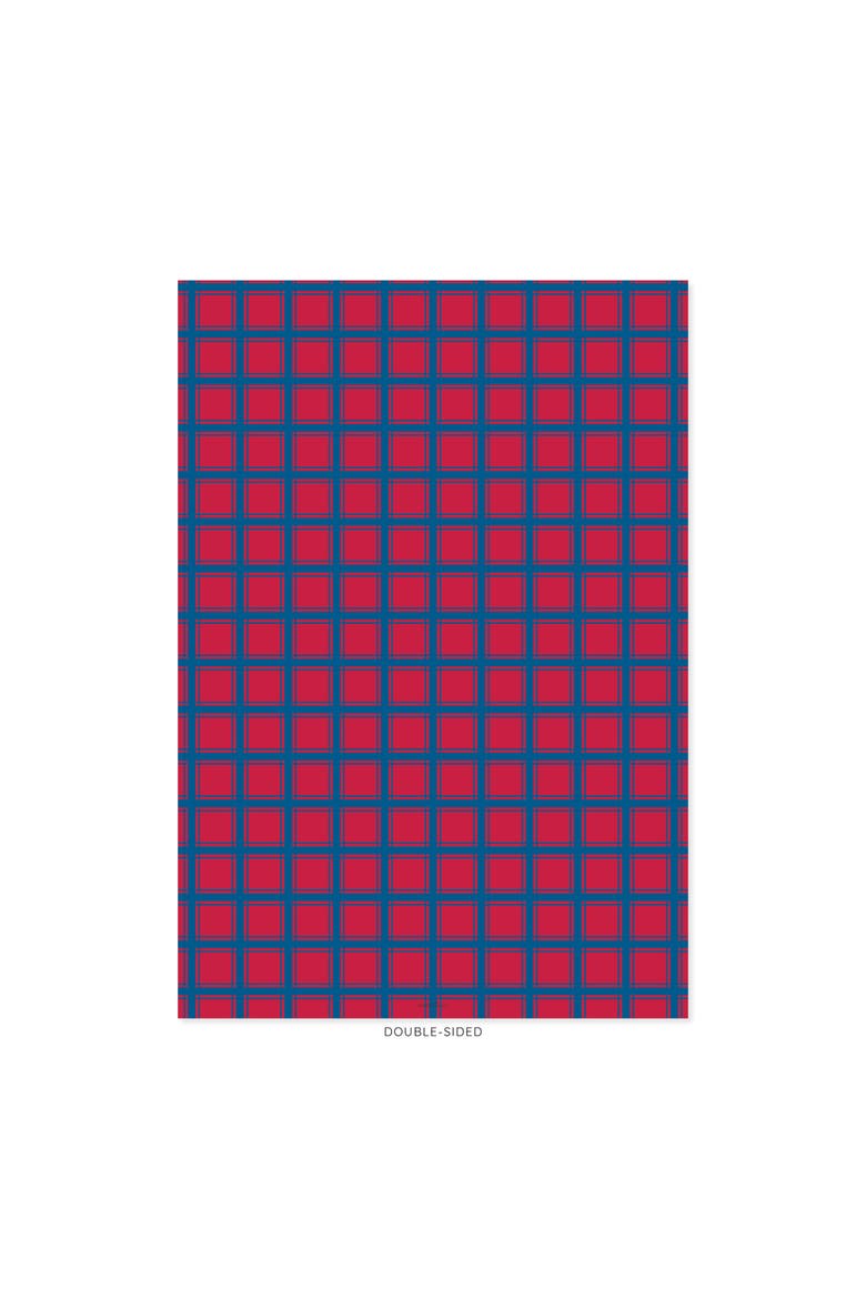 Two-Sided "Jolly Blues" Heavyweight Christmas/Holiday Gift Wrap, Alternate, color, Multicolored