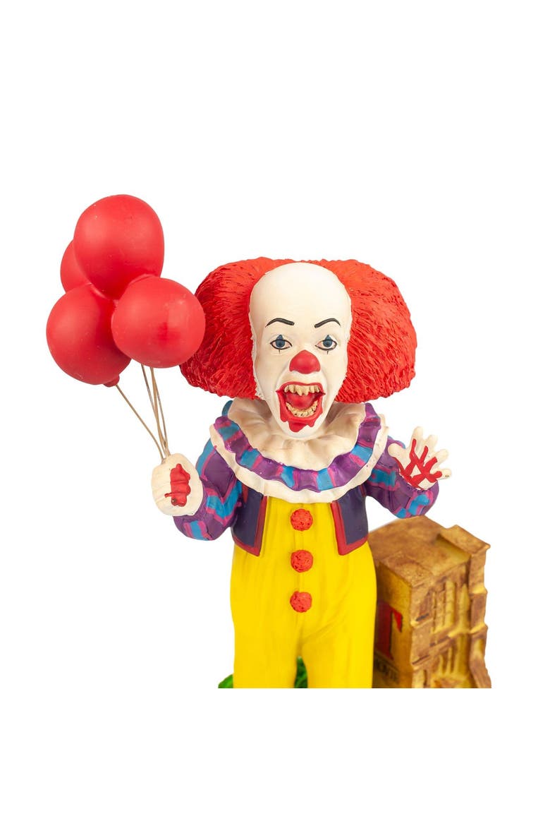 OFFICIAL Pennywise Bobble Head | Exclusive IT Collectible | 8" Resin Figure, Alternate, color, Red/White