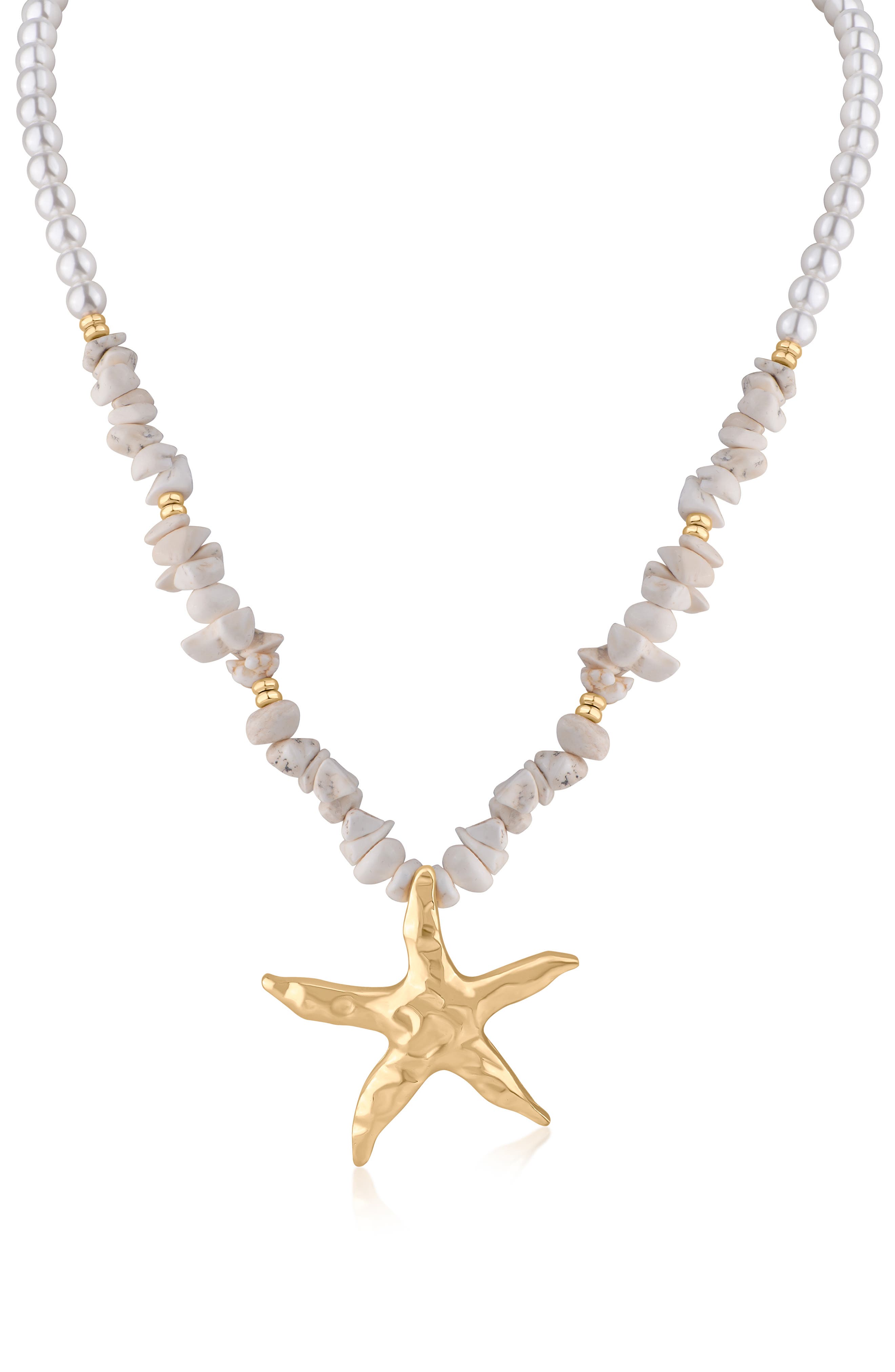 JARDIN Starfish Pendant Necklace