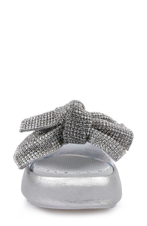 Zigi Cassinella Embellished Sandal In Silver/clear