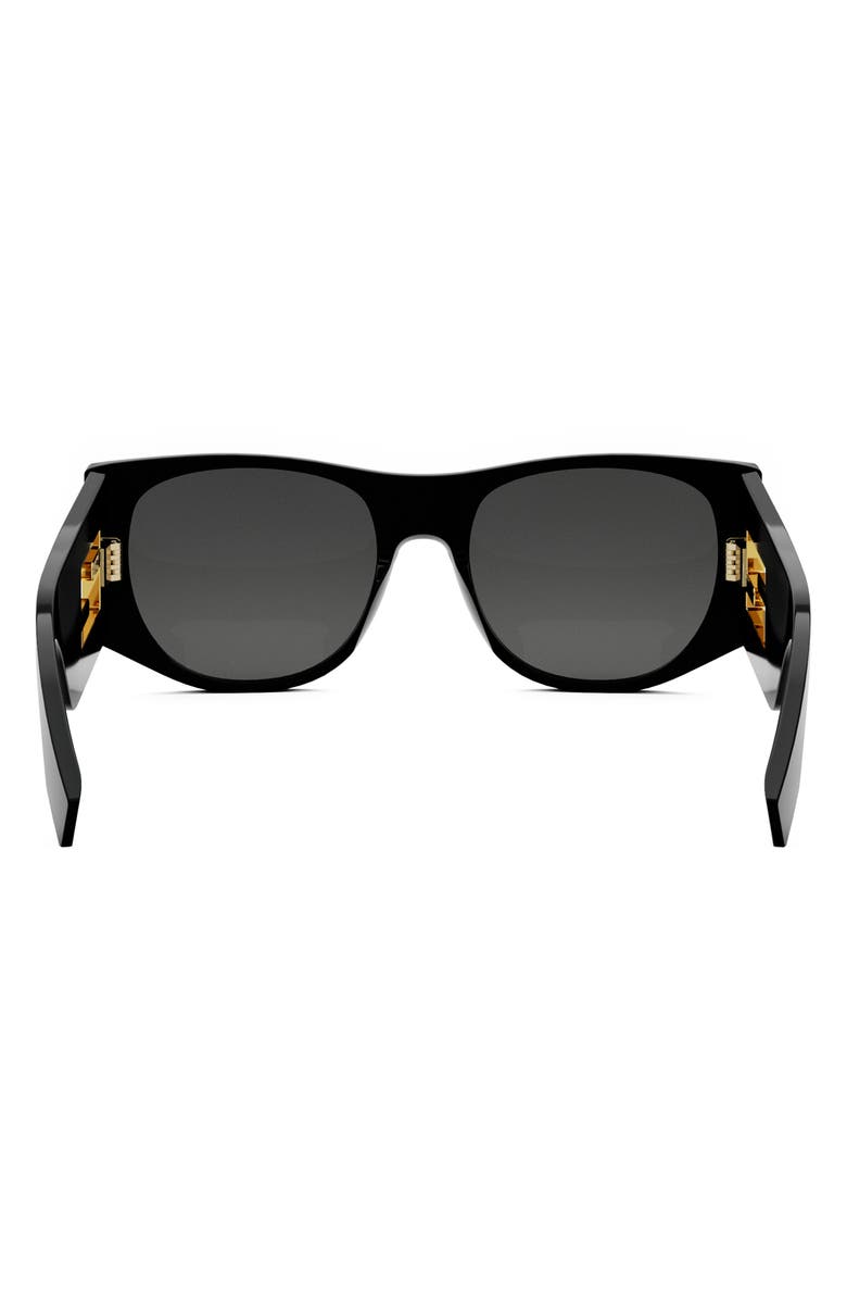 Fendi 'Fendi Baguette 54mm Oval Sunglasses, Alternate, color, 