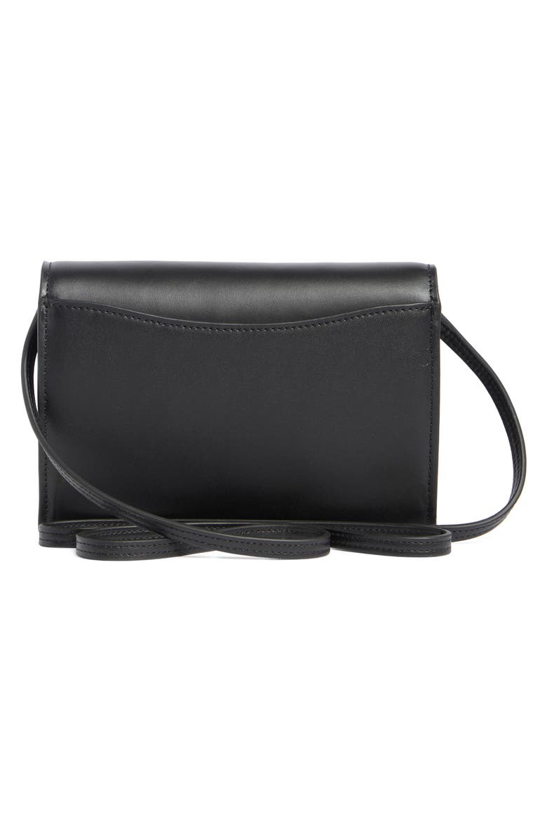 kerri wallet on a string, Alternate, color, BLACK