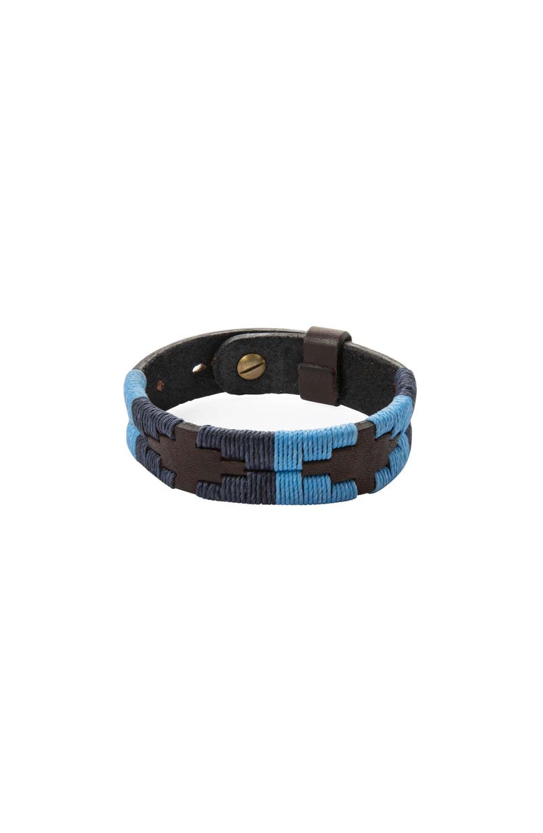 pampeano Bracelet - Azules Stitching, Main, color, 