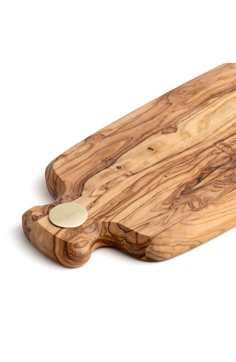 Berard Olive Wood Cutting Board, 16.5" x 5.5" x 0.75", Alternate, color, Brown