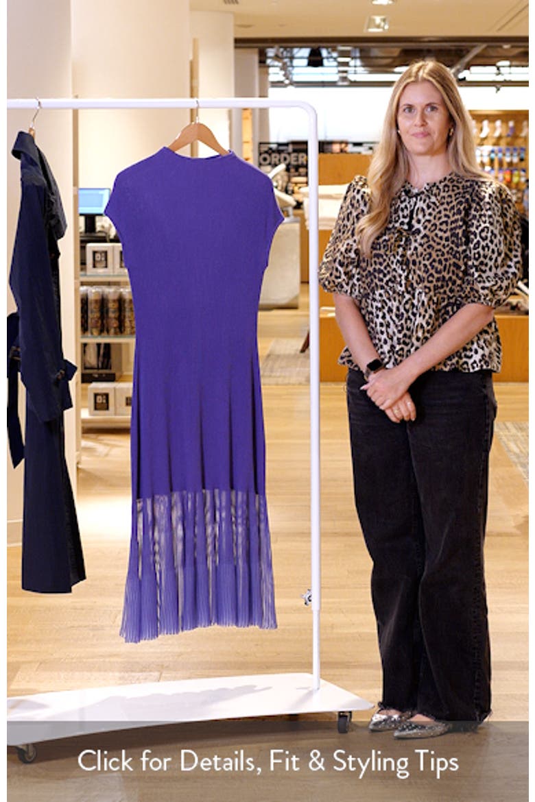 Rib Midi Sweater Dress video