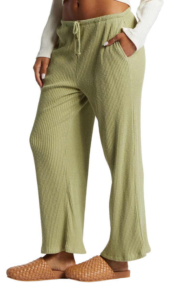 Billabong Good Catch Cotton Rib Drawstring Pants, Alternate, color,