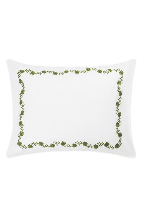 Daphne Floral Embroidered Sham