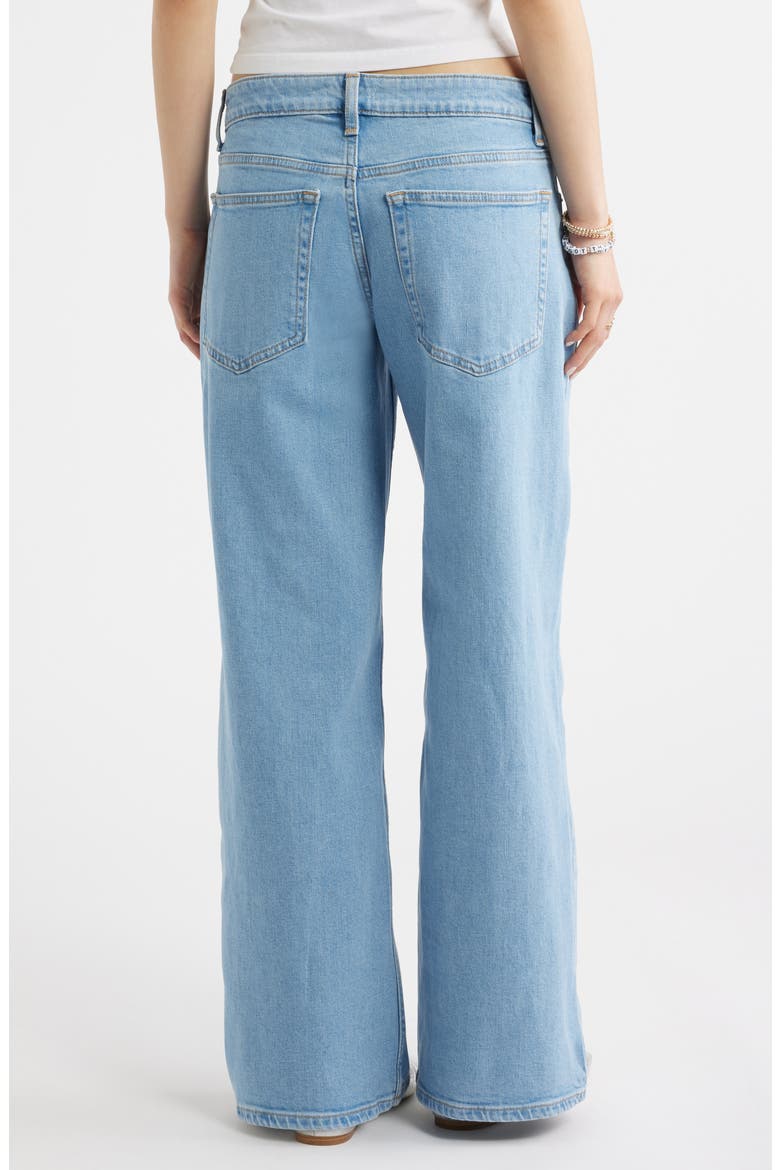 Low Rise Baggy Wide Leg Jeans, Alternate, color, PALMS WASH