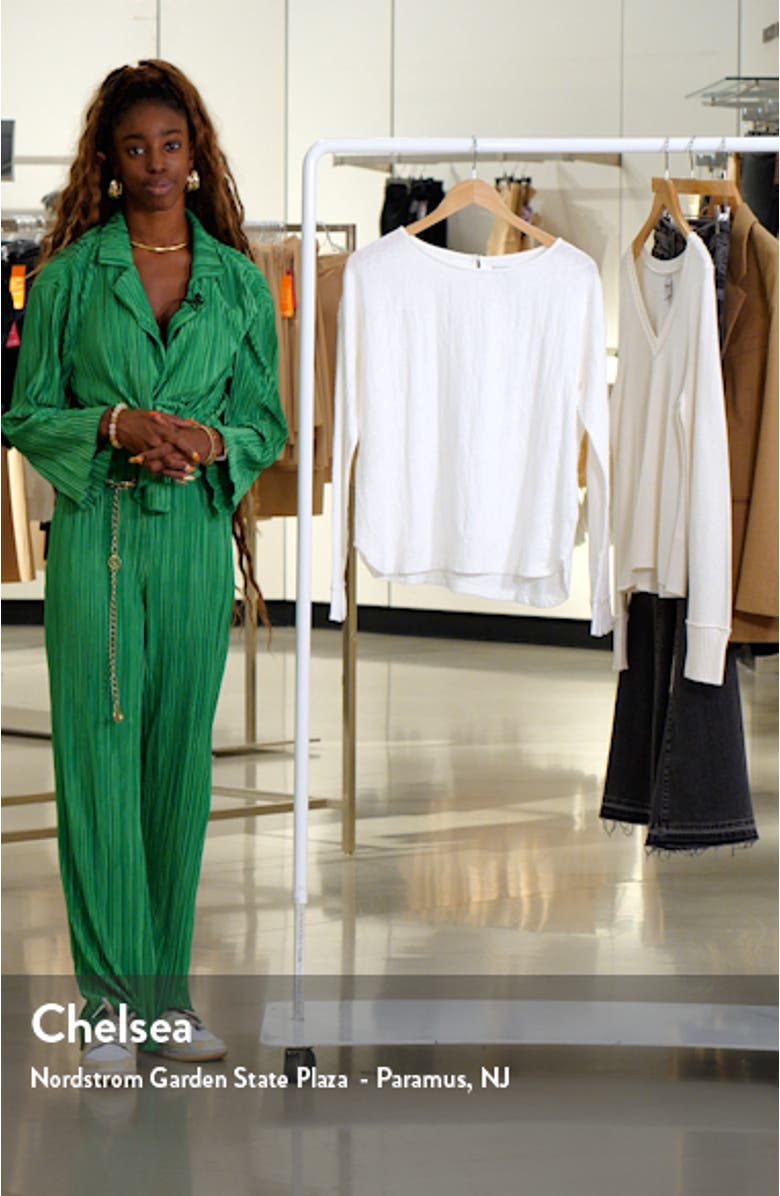 Relaxed Fit Cotton Jacquard T-Shirt, sales video thumbnail