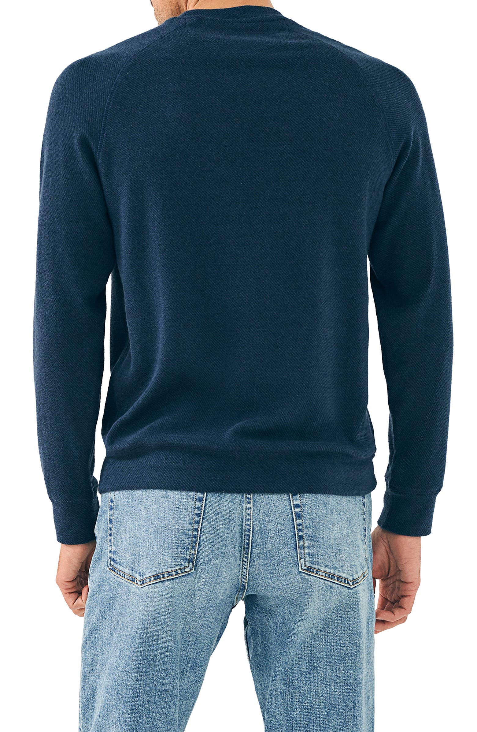 Faherty Legend Organic Cotton Blend Crewneck Sweater | Nordstromrack