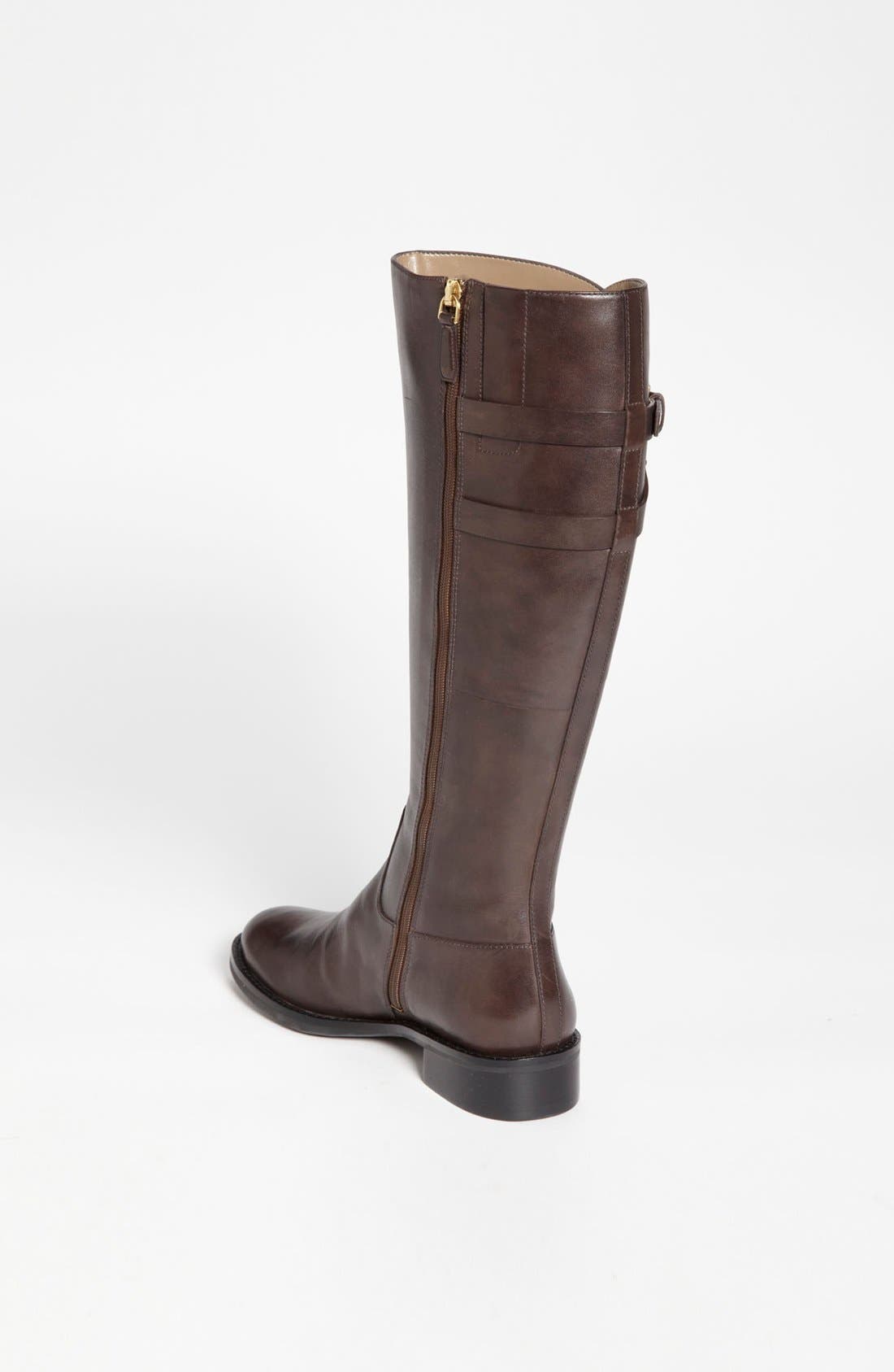 'Hobart Tall Strap' Boot, Alternate, color, ESPRESSO