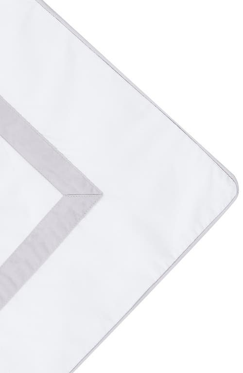Melange Home Classic Border Embroidered Duvet & Sham Set In White