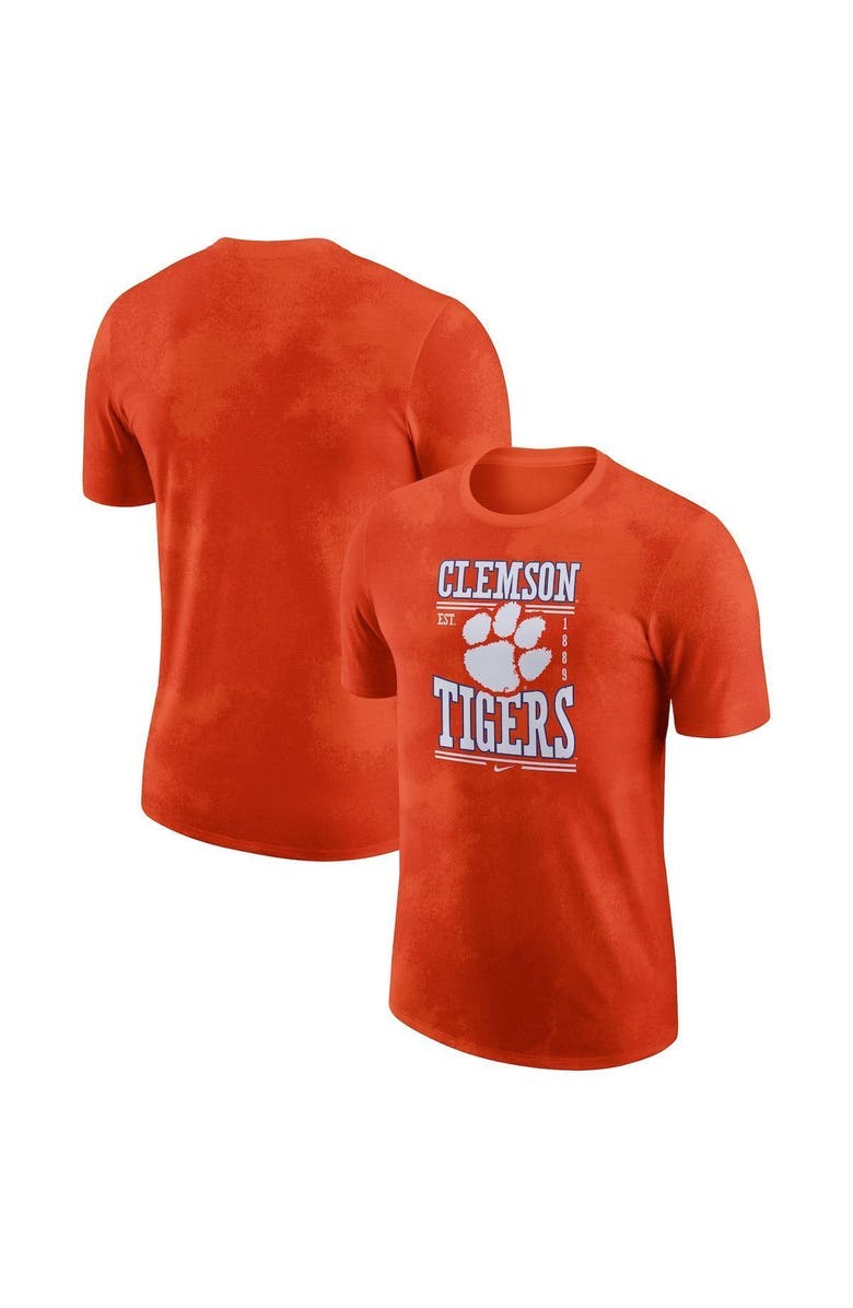 Nike Men's Nike Orange Clemson Tigers Team Stack T-Shirt, Main, color,