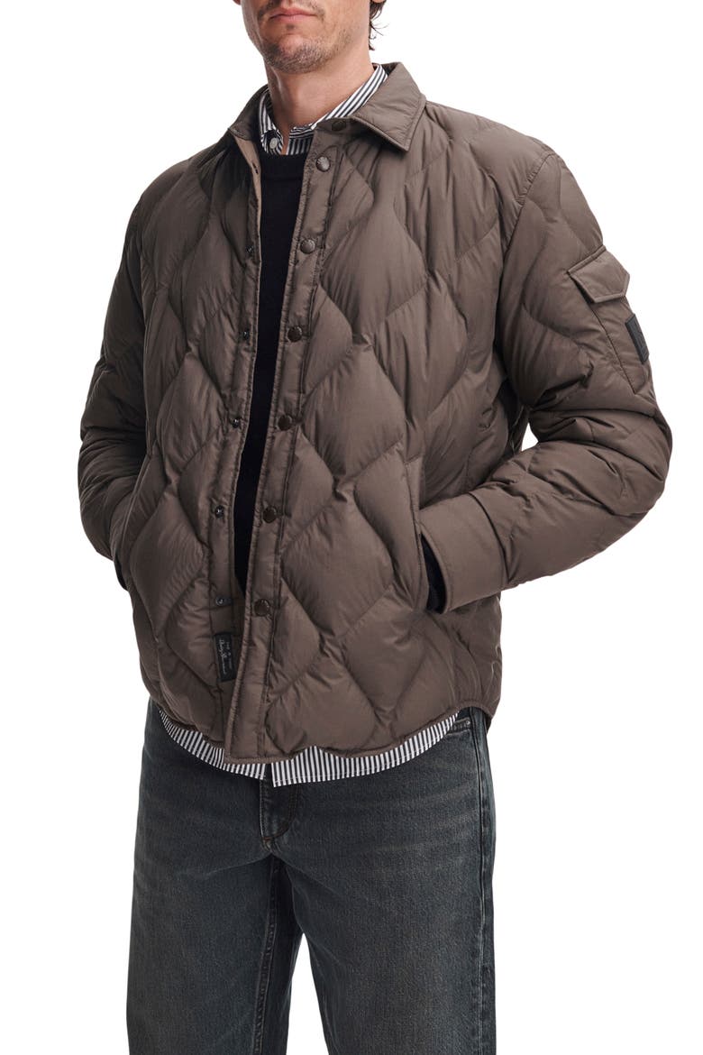 Dane Quilted Shirt Jacket, Main, color, STNWL