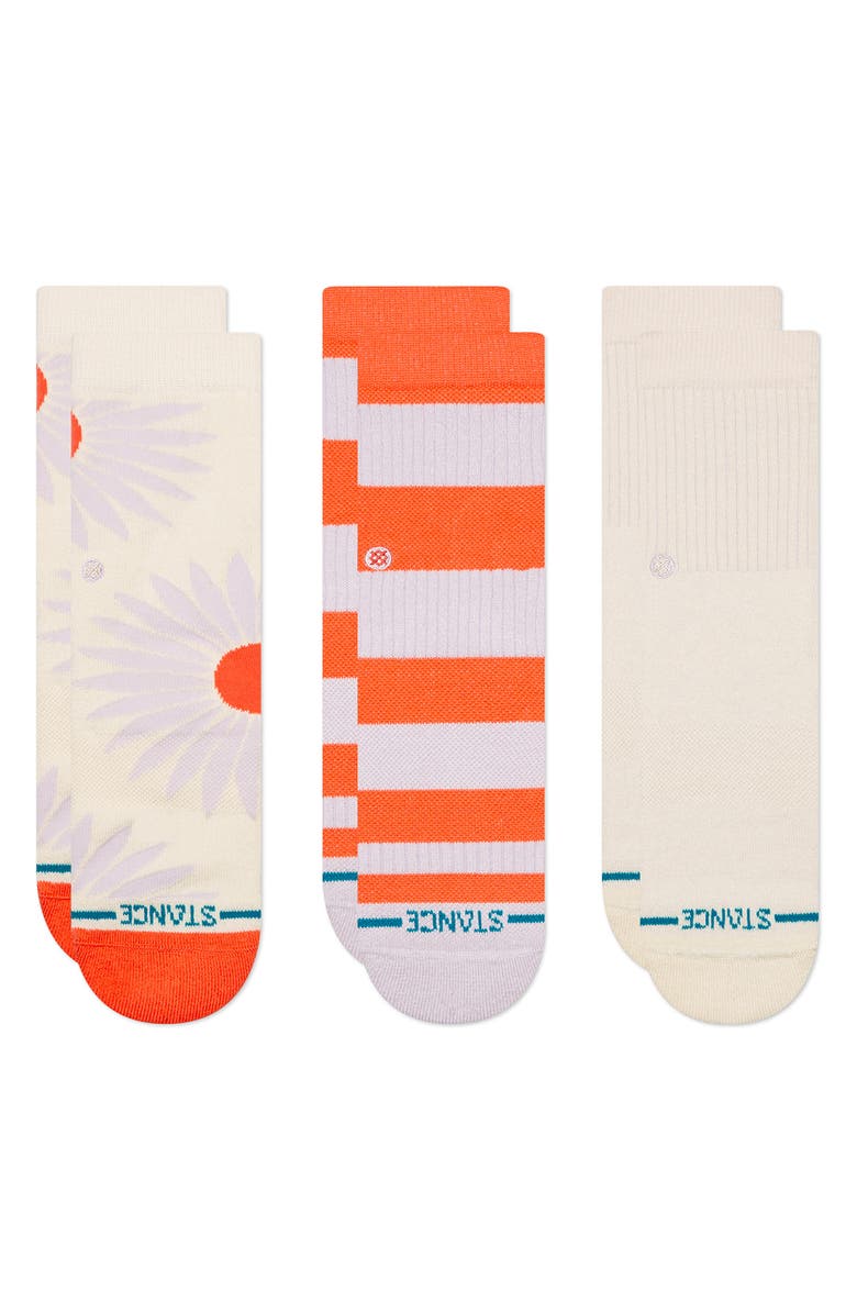 Stance Kids' Assorted 3-Pack Prowess Crew Socks, Main, color, 