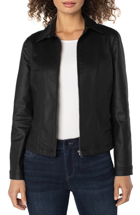 '90s Coated Zip Jacket