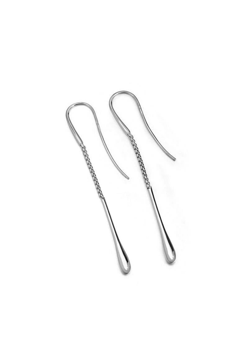 Drop Earrings, Main, color, Sterling Silver