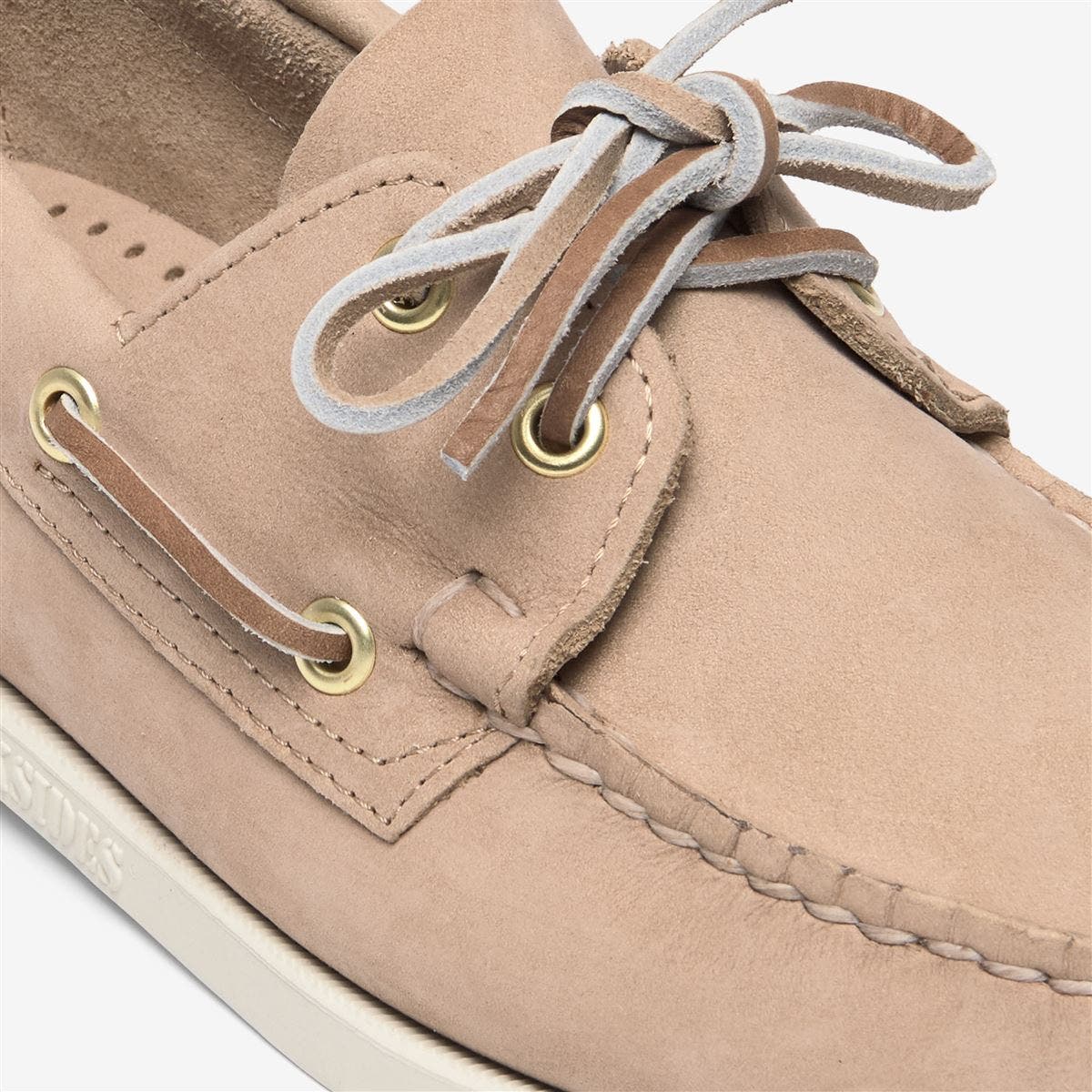 Portland Nubuck Womans Boat Shoes, Alternate, color, Beige Camel
