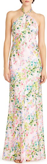 Robe Midi Monique Lhuillier Rose En Dentelle - Taille 14, Manches 3/4, Style Fit & Flare