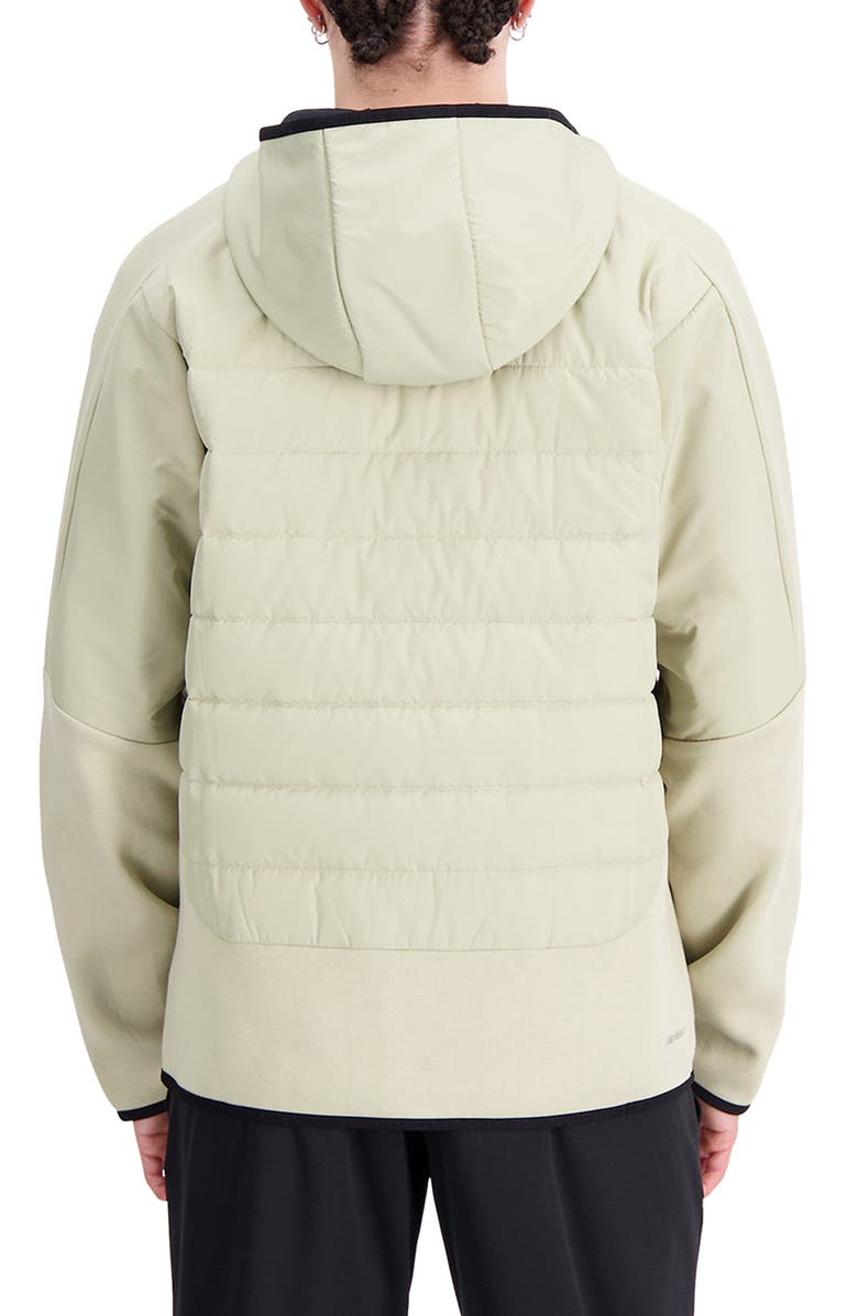 New Balance RW Tech Fleece Hooded Puffer Jacket, Alternate, color,