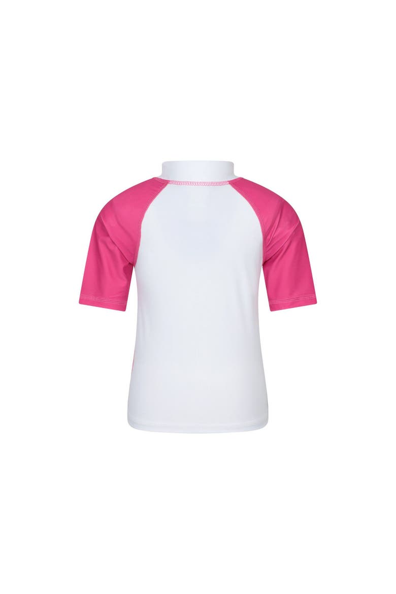 Childrens/Kids Rash Guard Set, Alternate, color, Bright Pink
