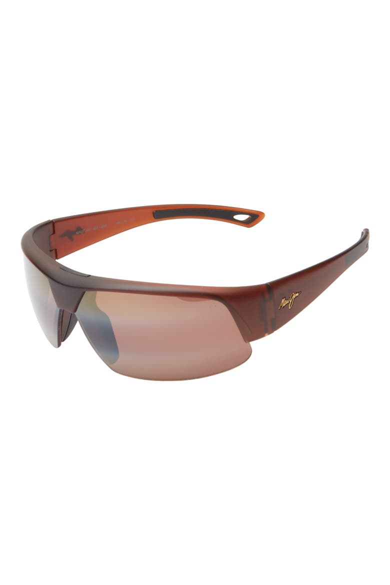 68mm Core Rectangular Polarized Sunglasses, Alternate, color, ROOTBEER ROOTBEER BRONZE