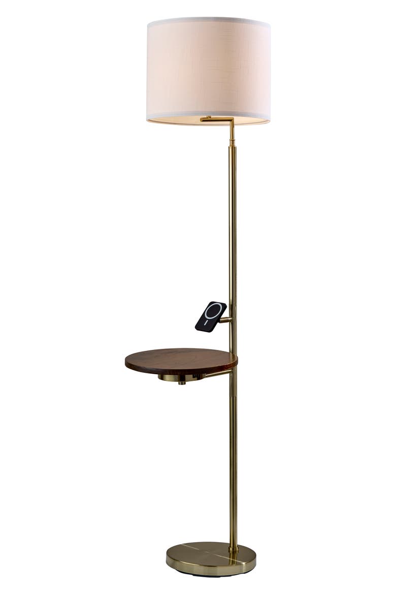 JOEL WIRELESS CHARGING FLOOR L, Main, color, ANTIQUE BRASS