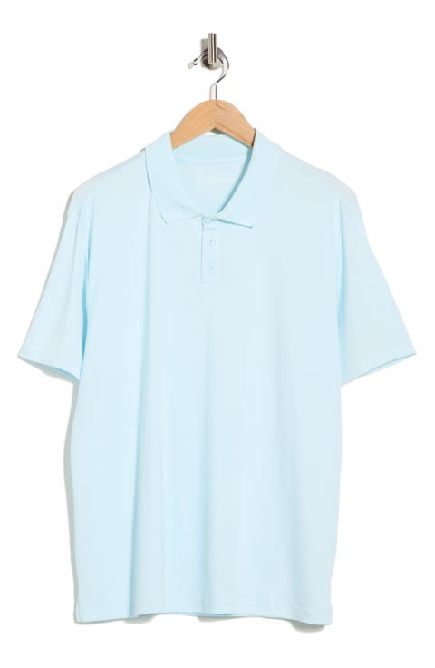 Textured Knit Golf Polo