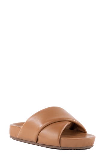 SEYCHELLES SEYCHELLES HEARTFELT CRISSCROSS SLIDE SANDAL