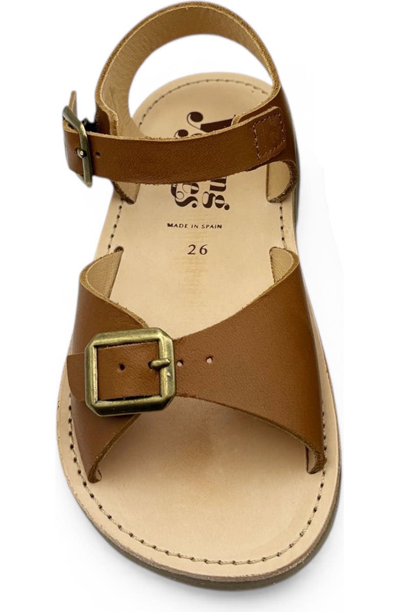 Young Soles Sonny Sandal, Alternate, color, Chestnut Brown