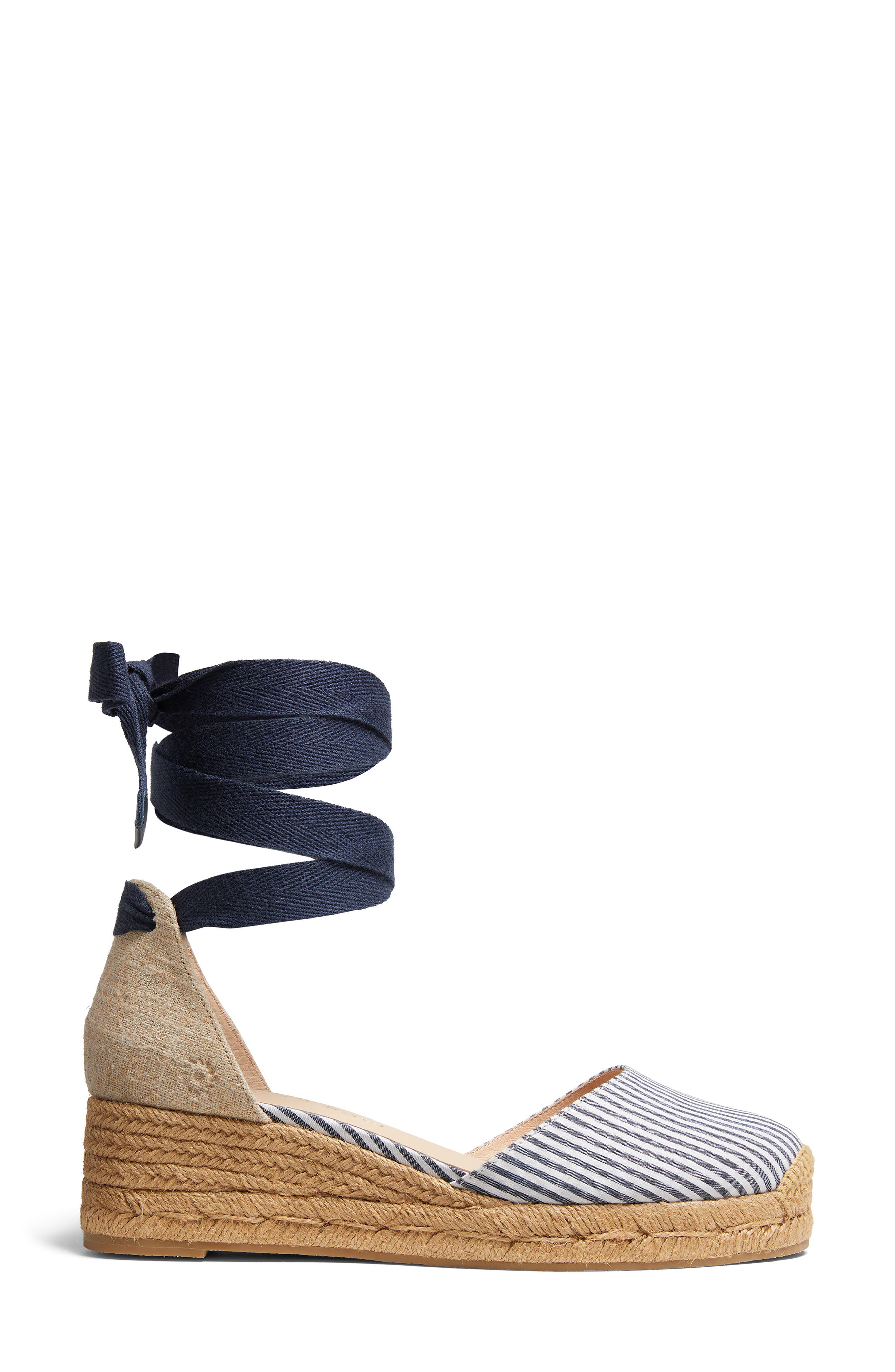 Jack Rogers Palmer Ankle Wrap Wedge Espadrille, Alternate, color, 