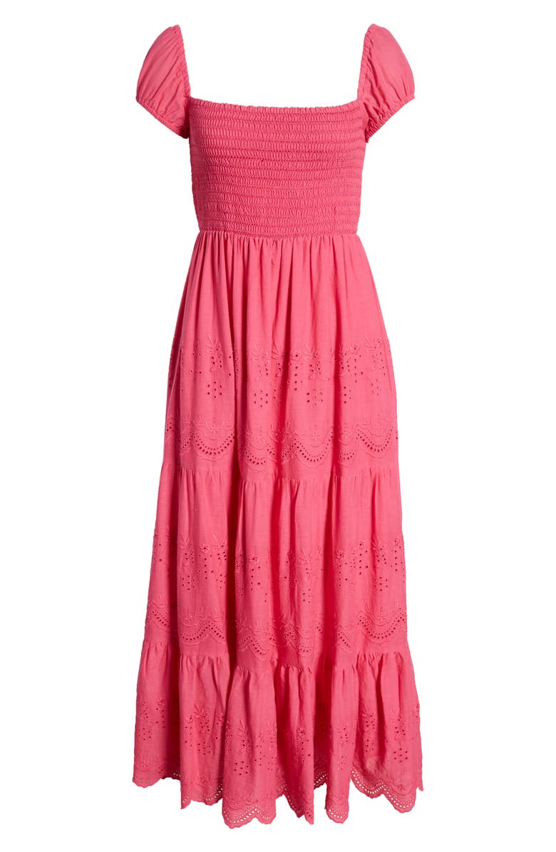 AREA STARS Olivia Tiered Cotton Maxi Dress, Alternate, color, 