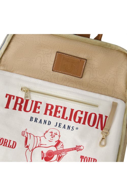 True Religion Buddha Pocket Denim Backpack