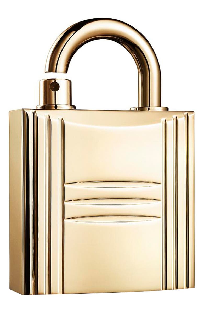 Hermès Pure perfume refillable lock spray gold, Main, color, 