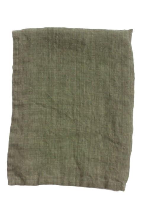 Stone Washed Linen Tea Towel