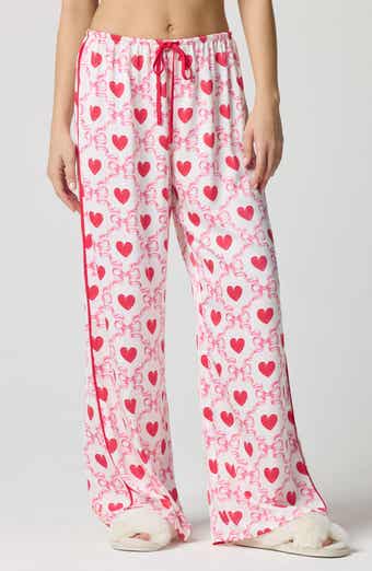 Bow Satin Pajama Pants