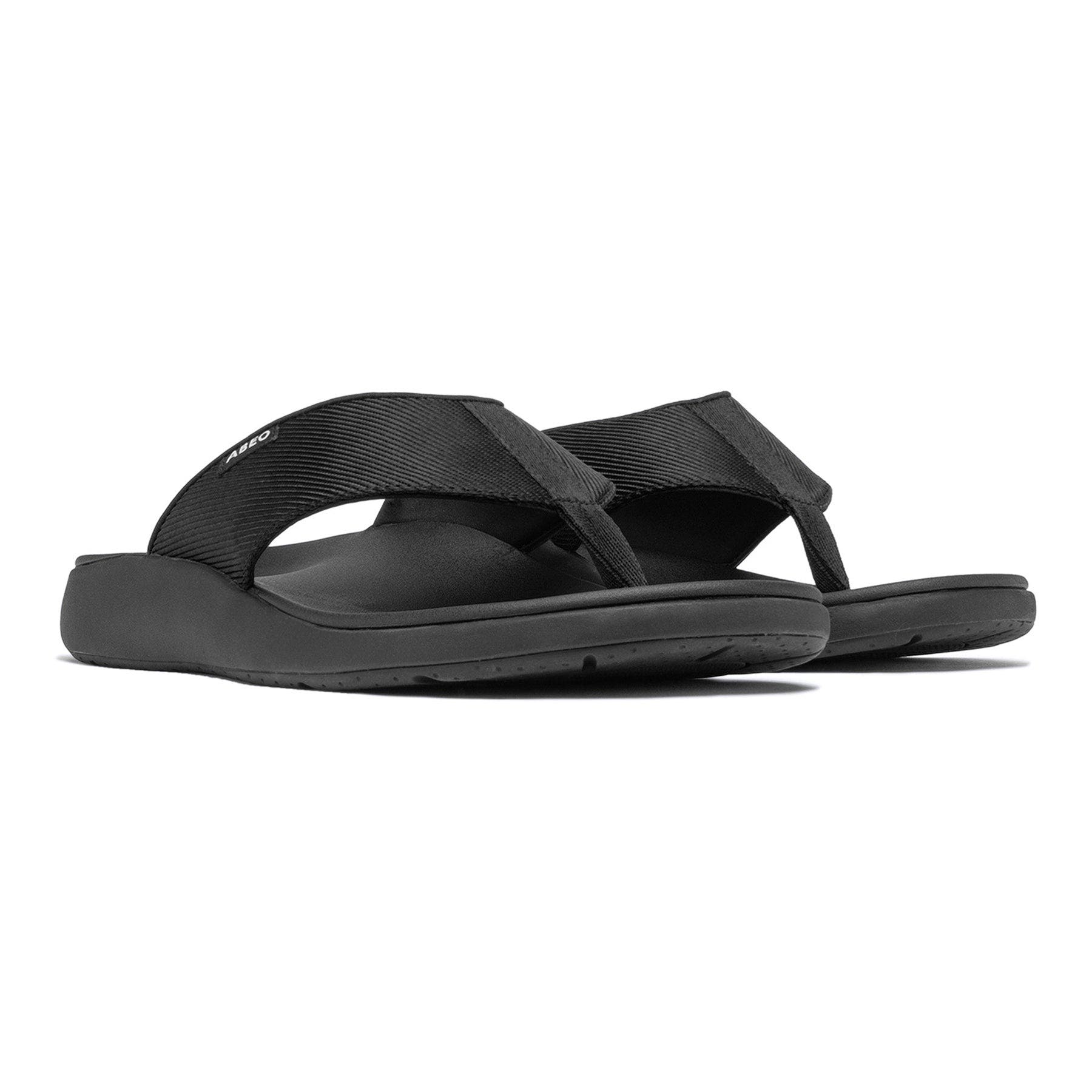 ABEO Alpha Flip Flop, Alternate, color, Black - Regular