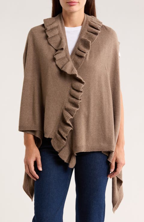 Wool & Cashmere Ruffle Vest