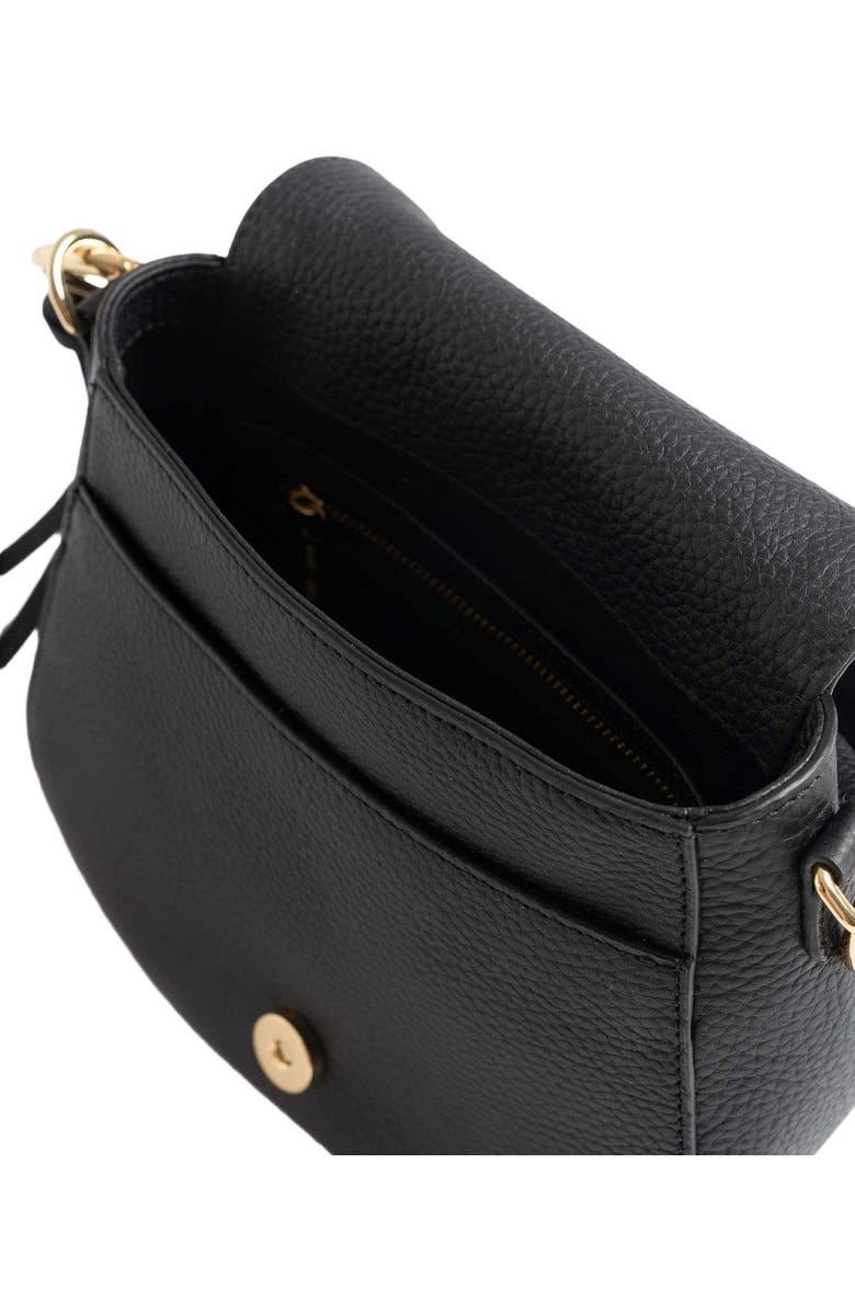 Saint + Sofia Saddle Bag, Alternate, color, Black