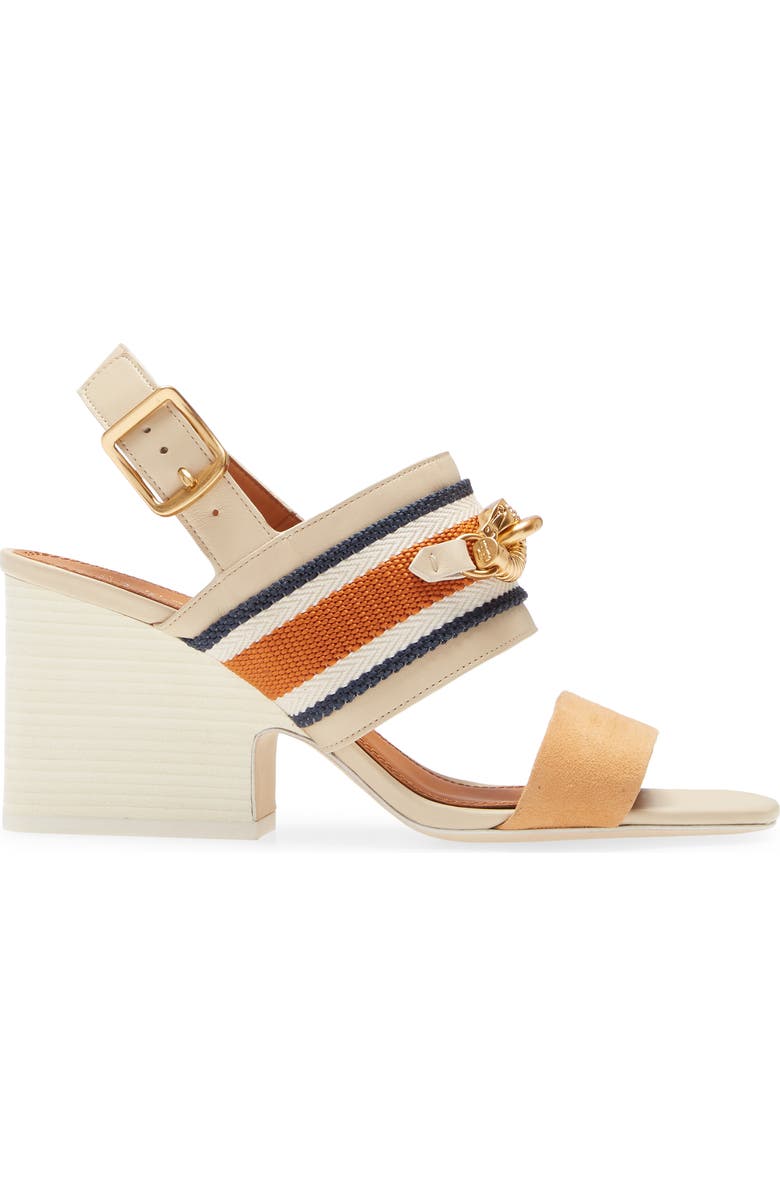 Tory Burch Jessa Horse Hardware Slingback Sandal, Alternate, color,