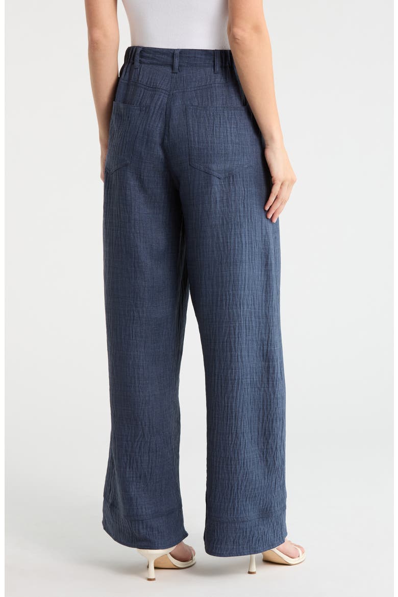 Easy Wide Leg Pants, Alternate, color, HINDG214-HEATHER INDIGO-JX-ZYSC231214