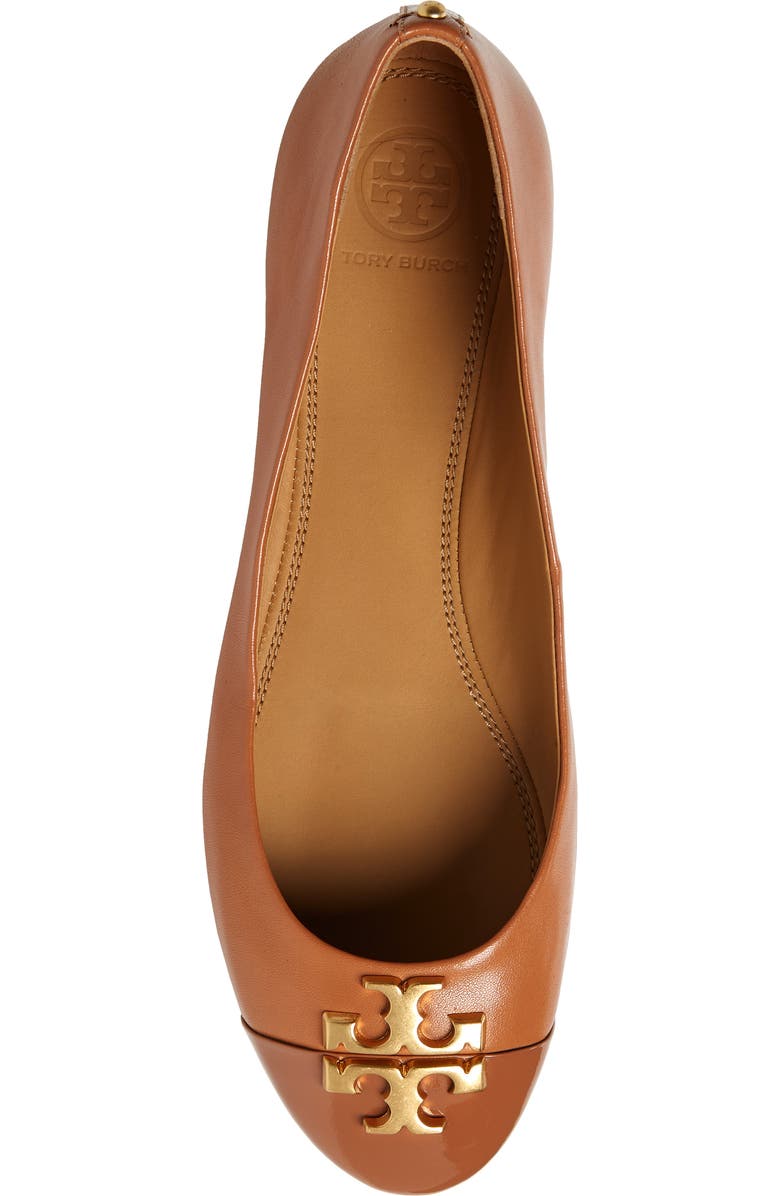 Tory Burch Everly Cap Toe Ballet Flat, Alternate, color,
