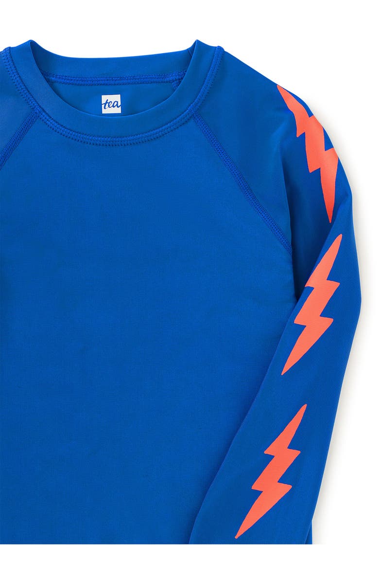 Tea Collection Bolt Sleeve Rash Guard, Alternate, color,