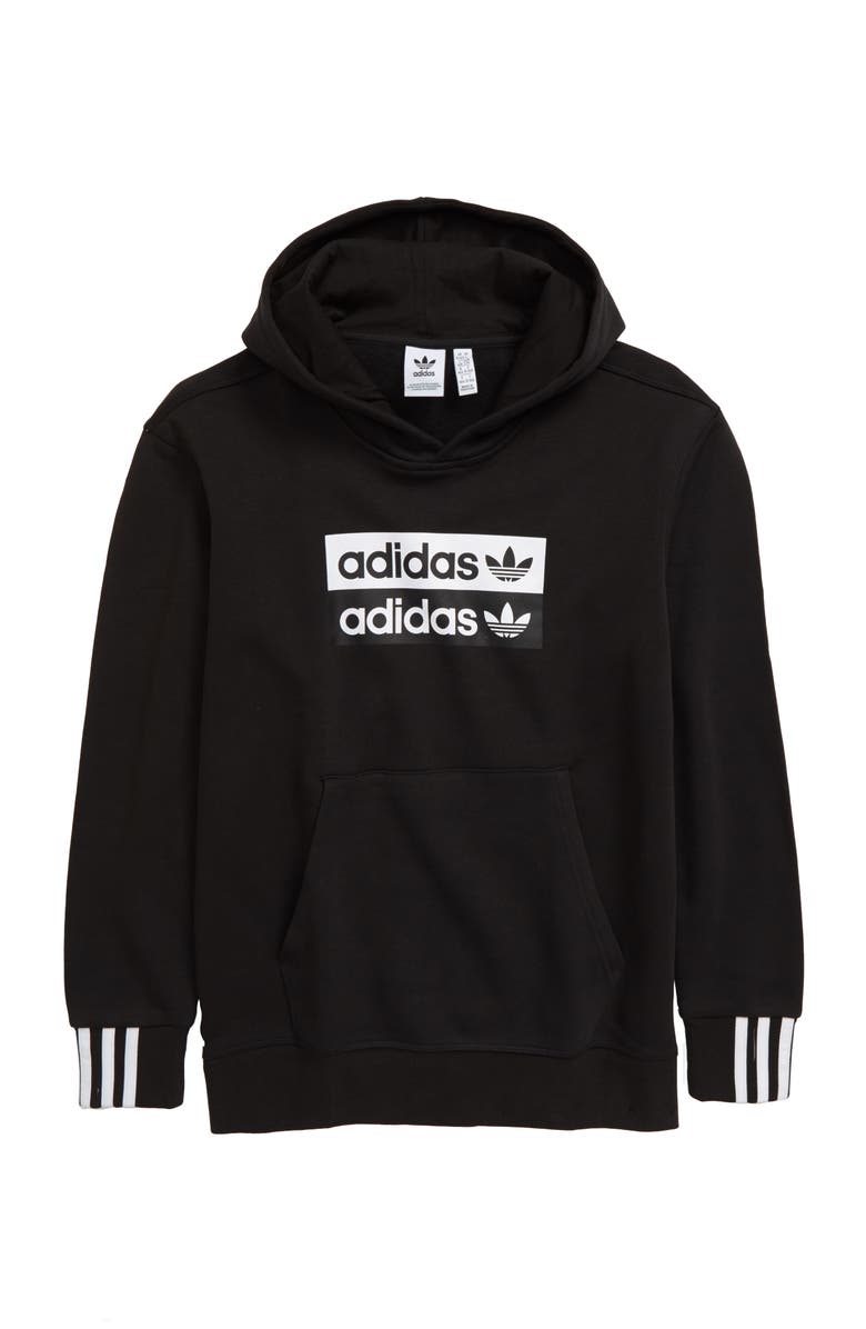 adidas Originals adidas V-Ocal Fleece Pullover Hoodie, Main, color,