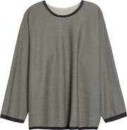 Pleats Please Issey Miyake A-Poc Stripe Pleated Top