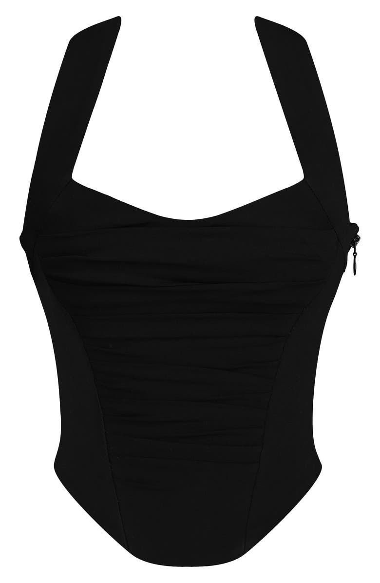 HOUSE OF CB Sahar Crepe Corset Top, Alternate, color,