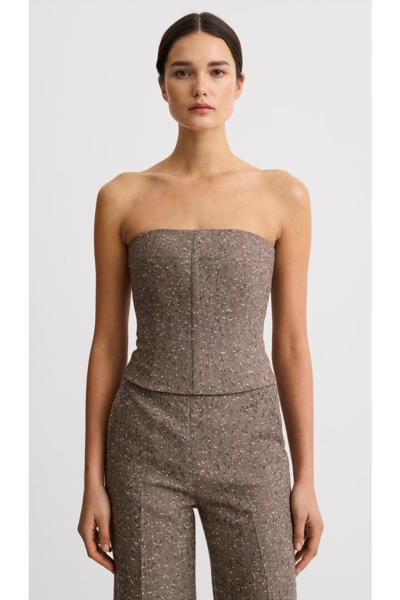 Bustier, Main, color, Biscotti Tweed