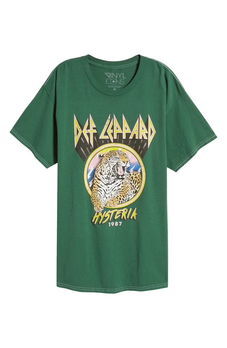 Vinyl Icons Def Leppard Hysteria Cotton Graphic T-Shirt, Alternate, color,